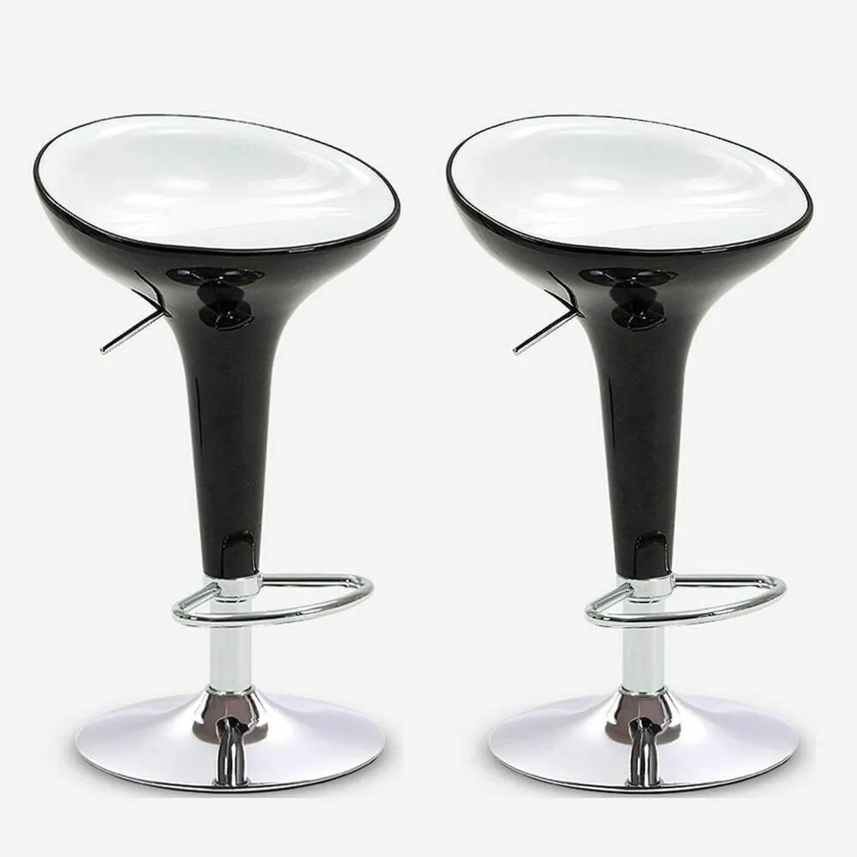 Bar Stools Set of 2 with Gas Lift for Kitchen - Image 4