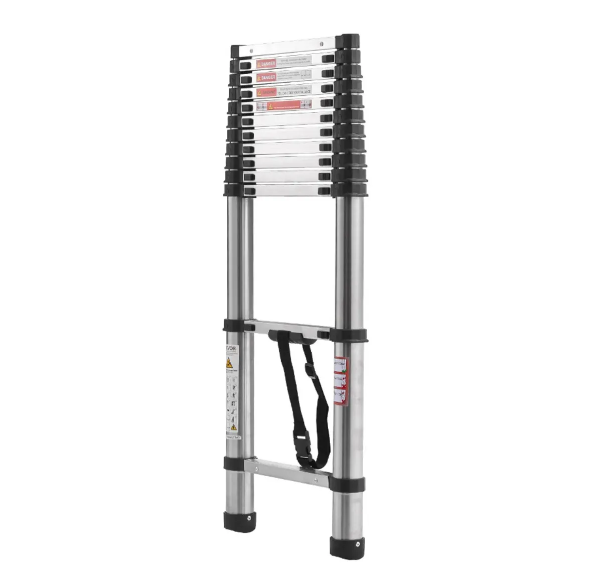 NEW 3.75 Metre Telescopic Ladder 12.25ft Ladders - Image 3