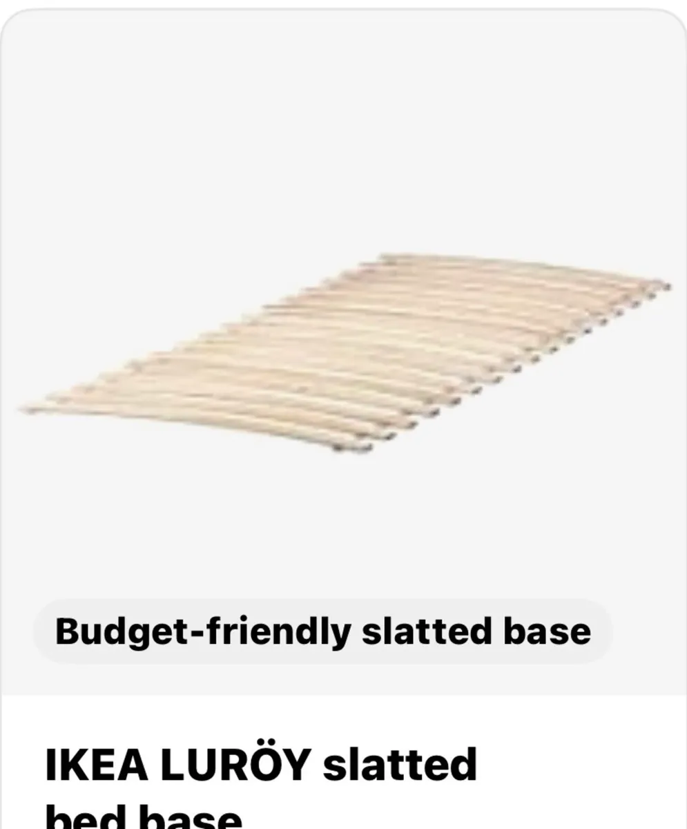Ikea mattress plus base - Image 2