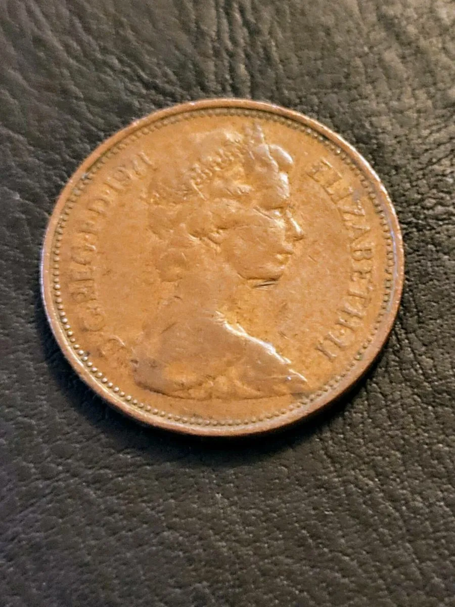 RARE 1971 2P NEW PENCE COIN - Image 1