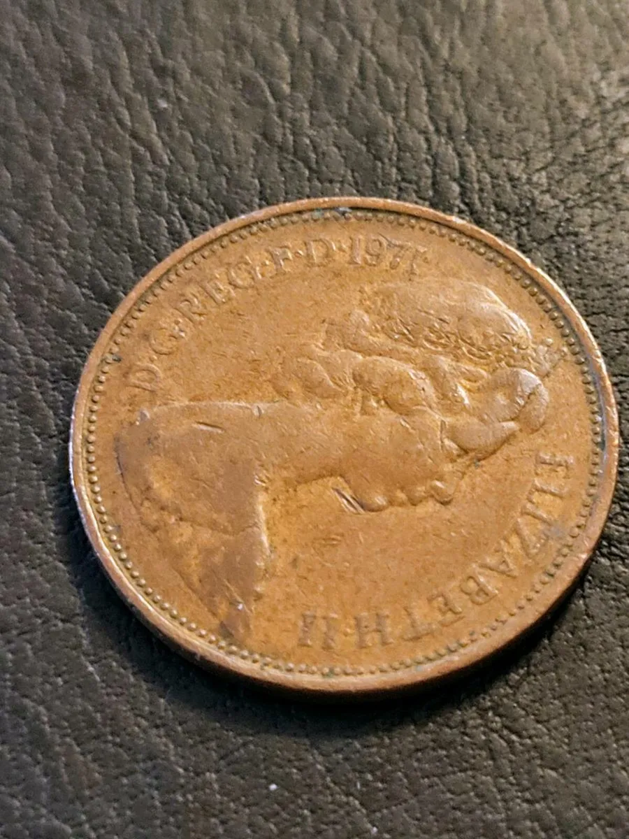 RARE 1971 2P NEW PENCE COIN - Image 2
