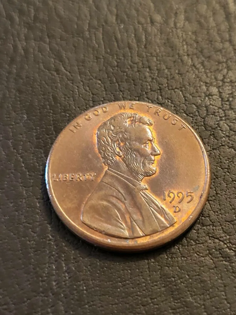 RARE ERROR 1995 D LINCOLN CENT COIN - Image 1