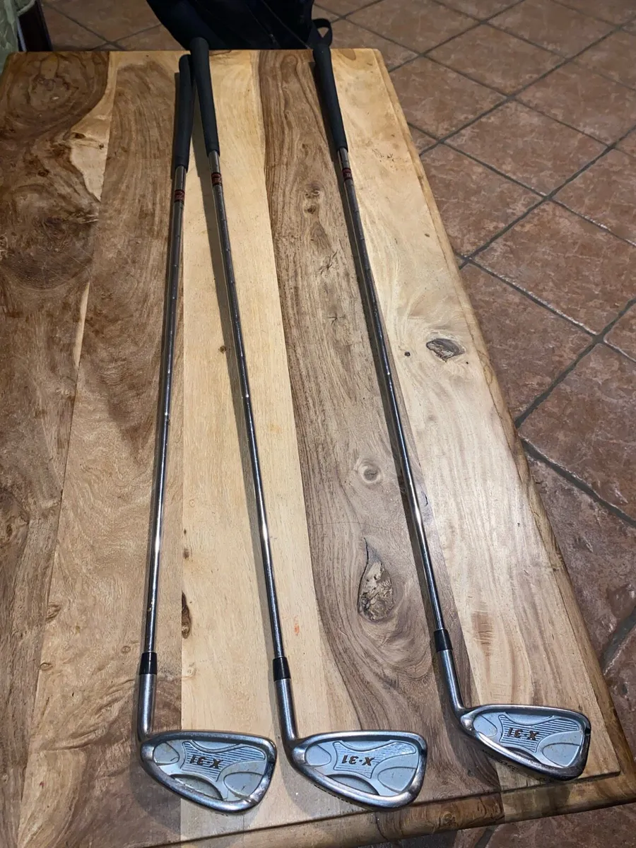 Full used right handed golf set with bag - Image 3