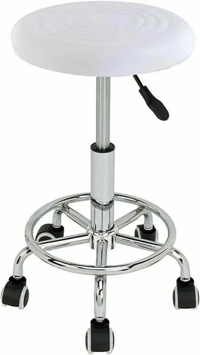 Ergonomic Swivel Rolling Work Stool - Image 4