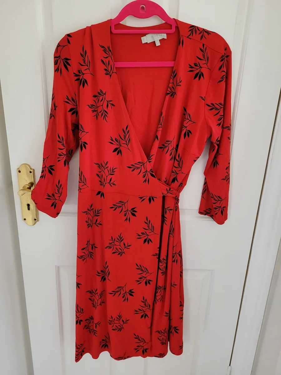 Hobbs Womens Wrap Dress 14 - Image 2