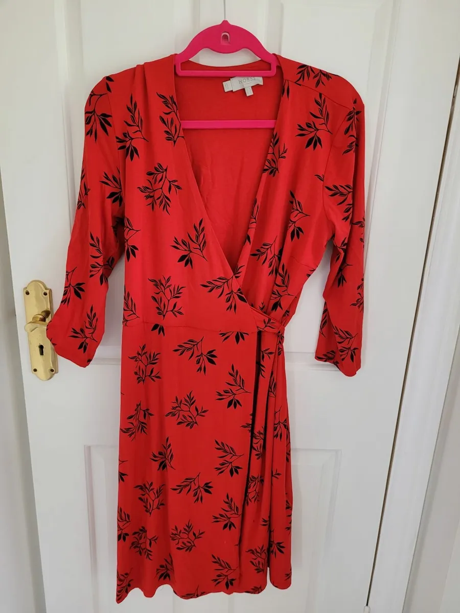 Hobbs Womens Wrap Dress 14 - Image 3
