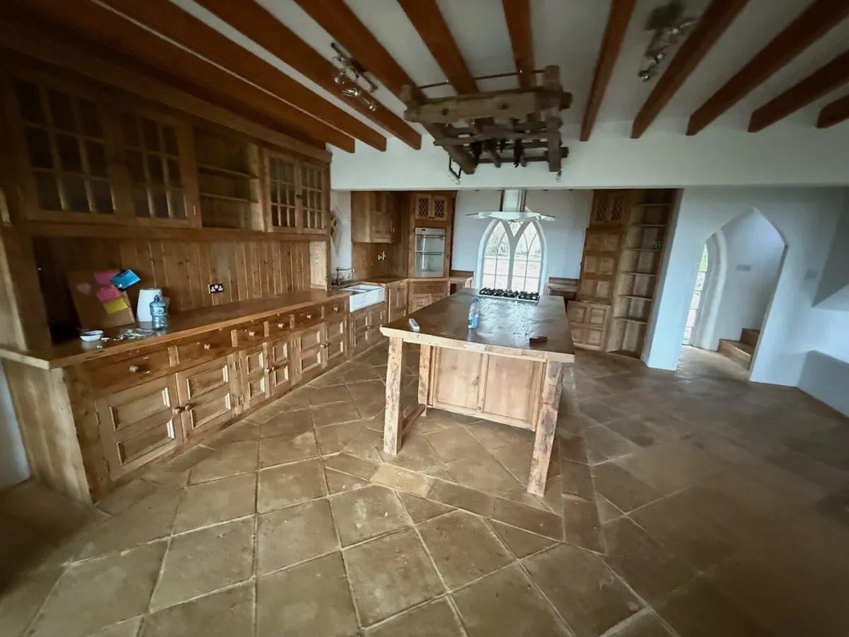 Individually Crafted Solid Wood Kitchen + Island - Image 2