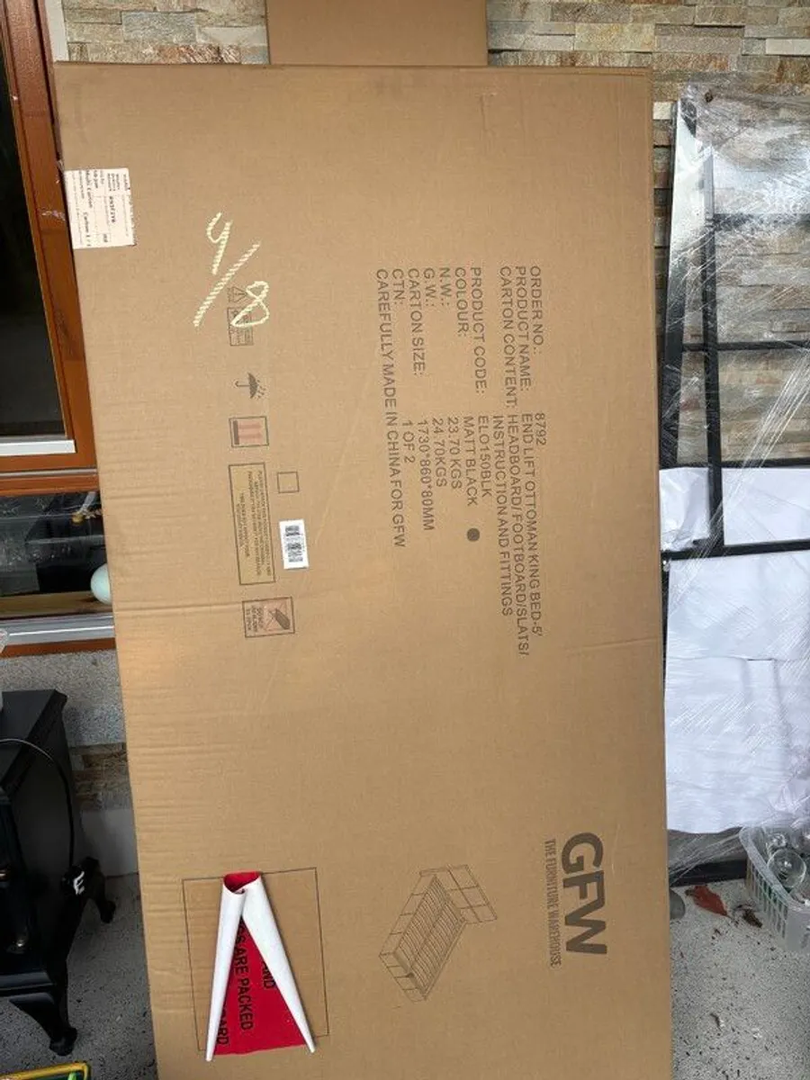 Brand New Ottoman Storage Bed Unopened - Image 2