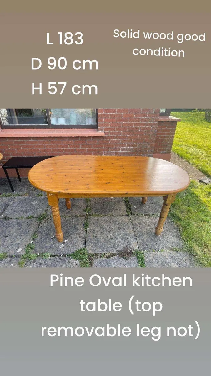 Pine kitchen table