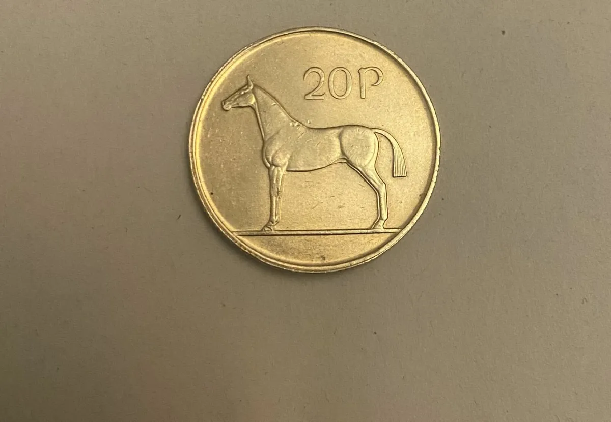 Eire, 20P coin, 1986, Free Post - Image 1