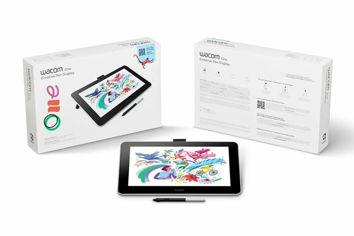 Wacom One Creative 13" Pen Display with pen - Image 1