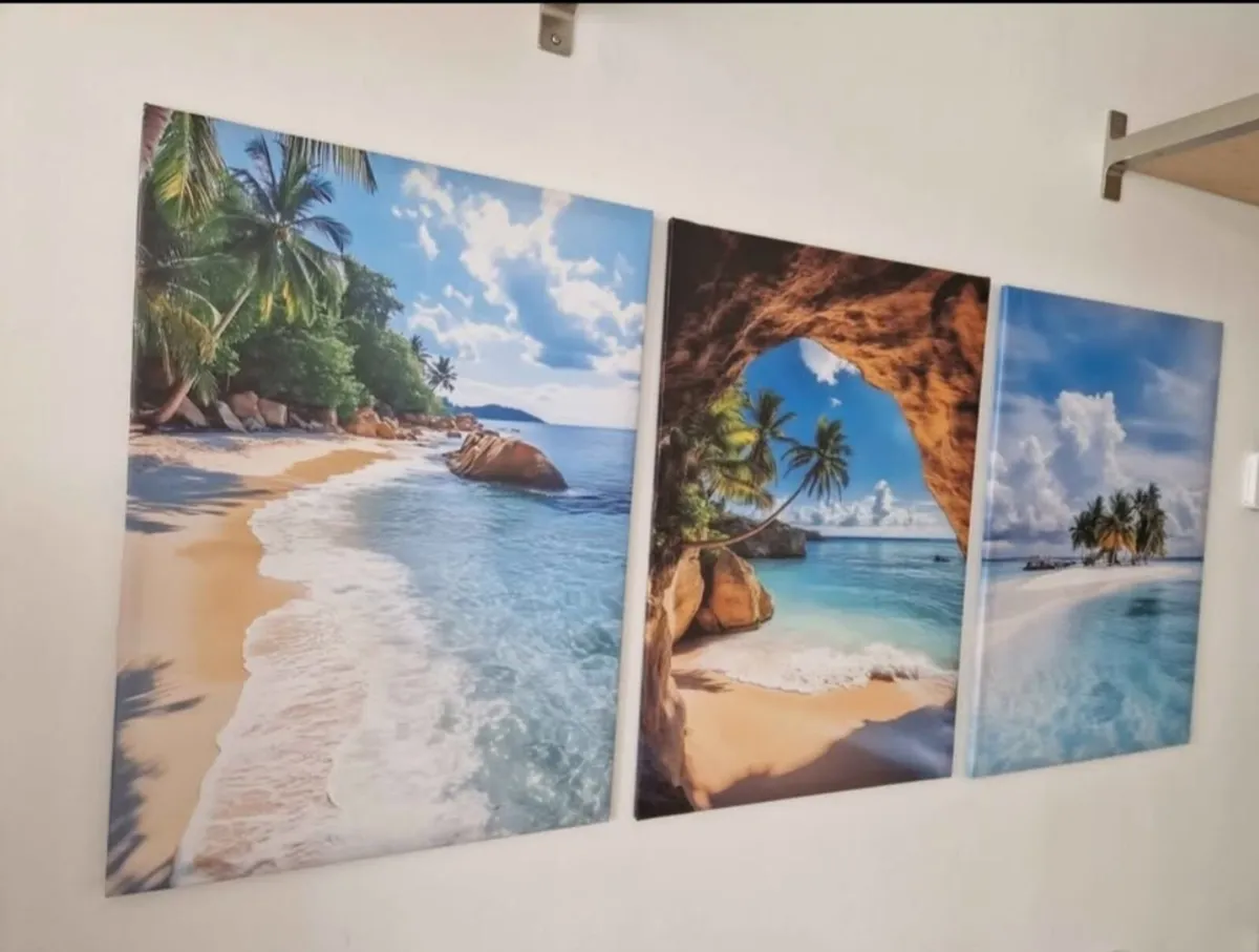 3 canvas 43cmx58cm - Image 1
