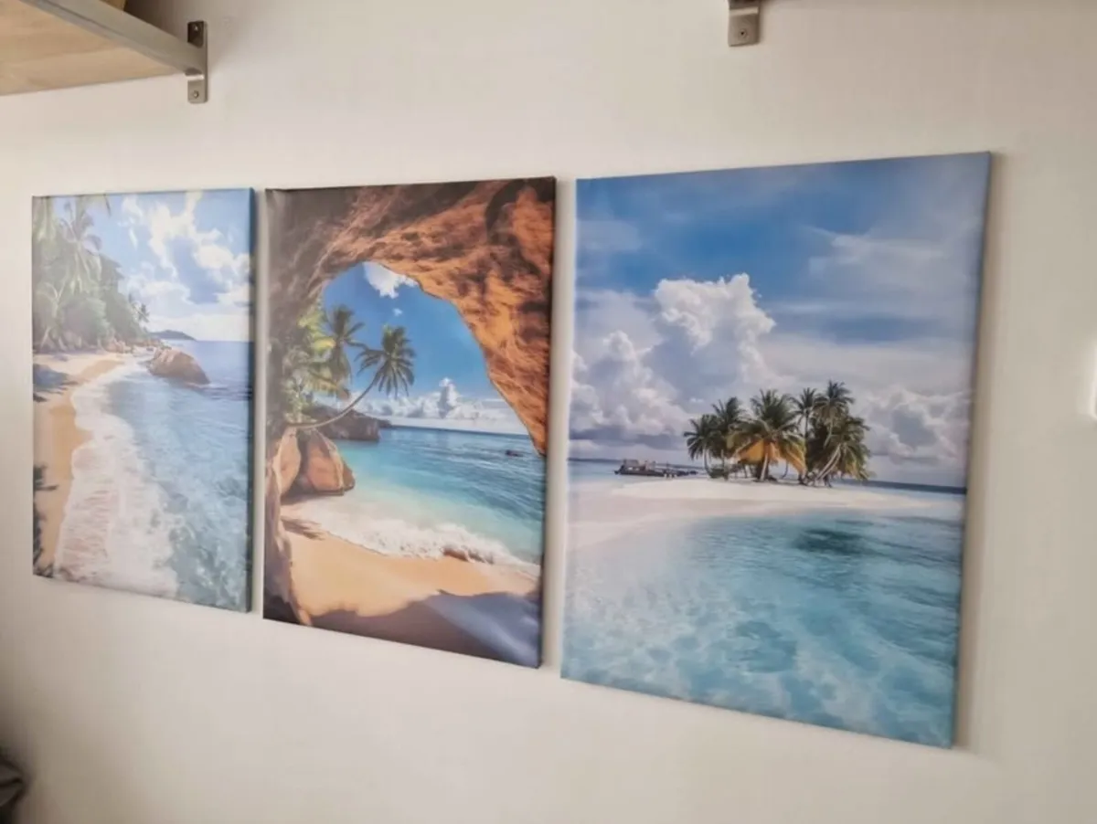 3 canvas 43cmx58cm - Image 2