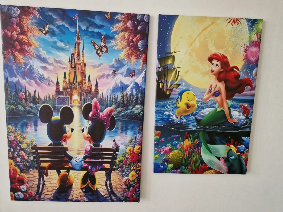 2 canvas for kids room - Image 1