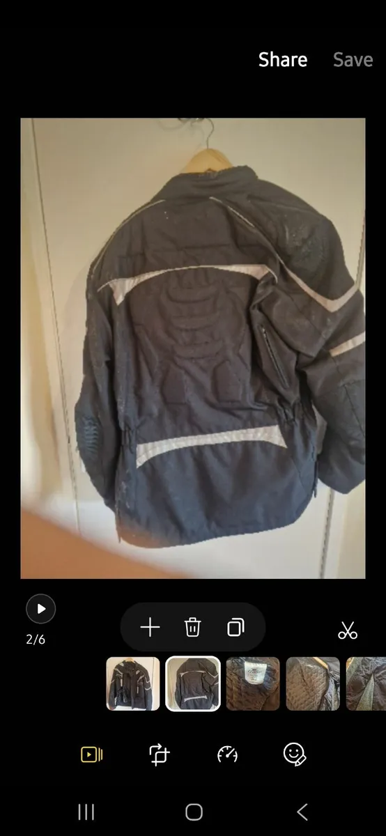 Motorbike jacket and matching trouser suit - Image 2