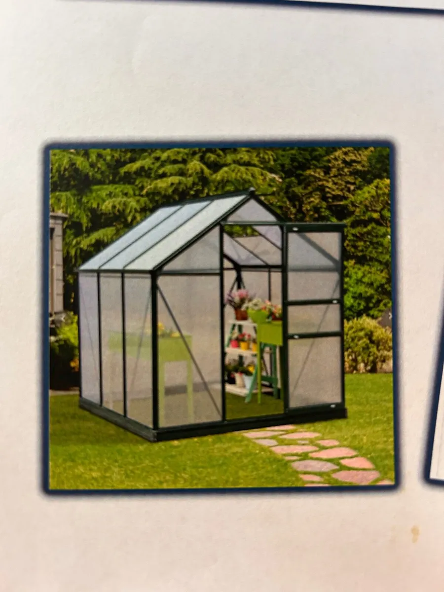 Outsunny Clear Polycarbonate Greenhouse - Image 1