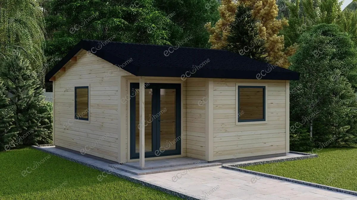 Ecohome Log Cabins Model 13 5m x 5.8m - Image 1
