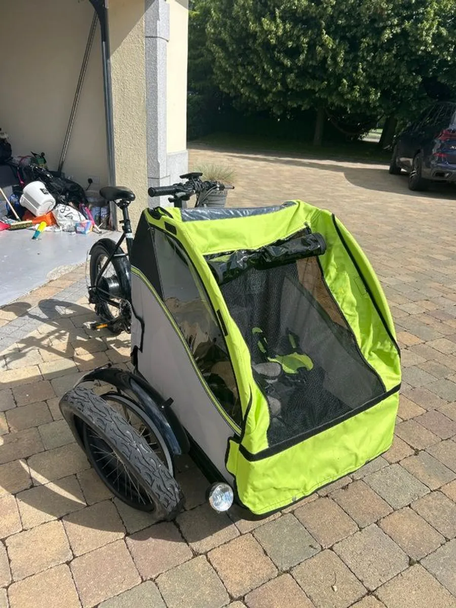 Electric bike with front kids carrier - Image 1