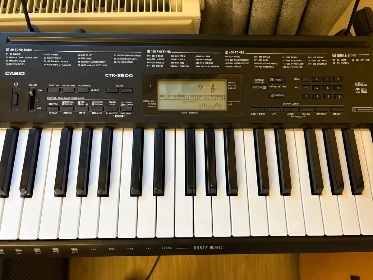 Casio keyboard and stand - Image 2