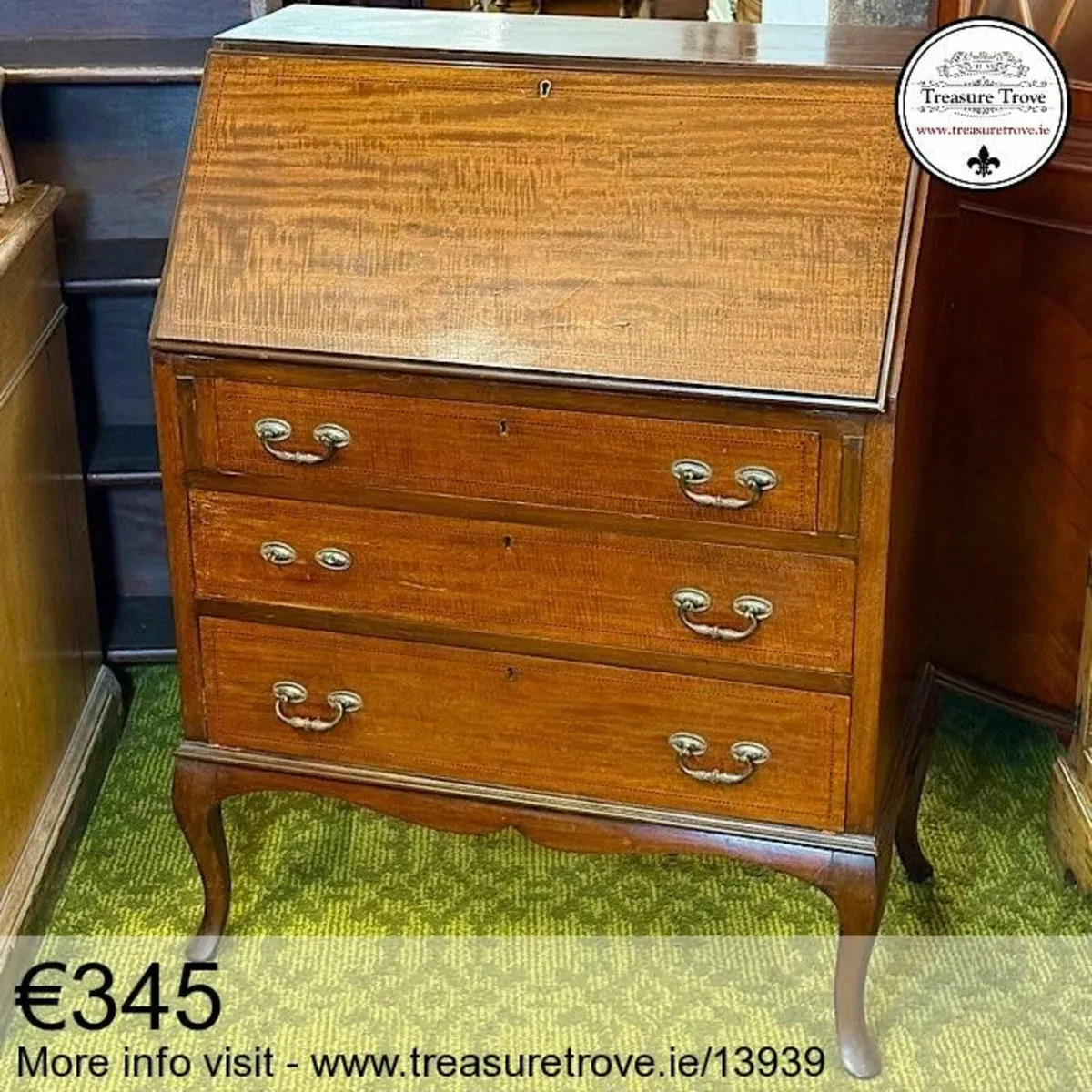 Antique and vintage writing bureau desks - Image 1