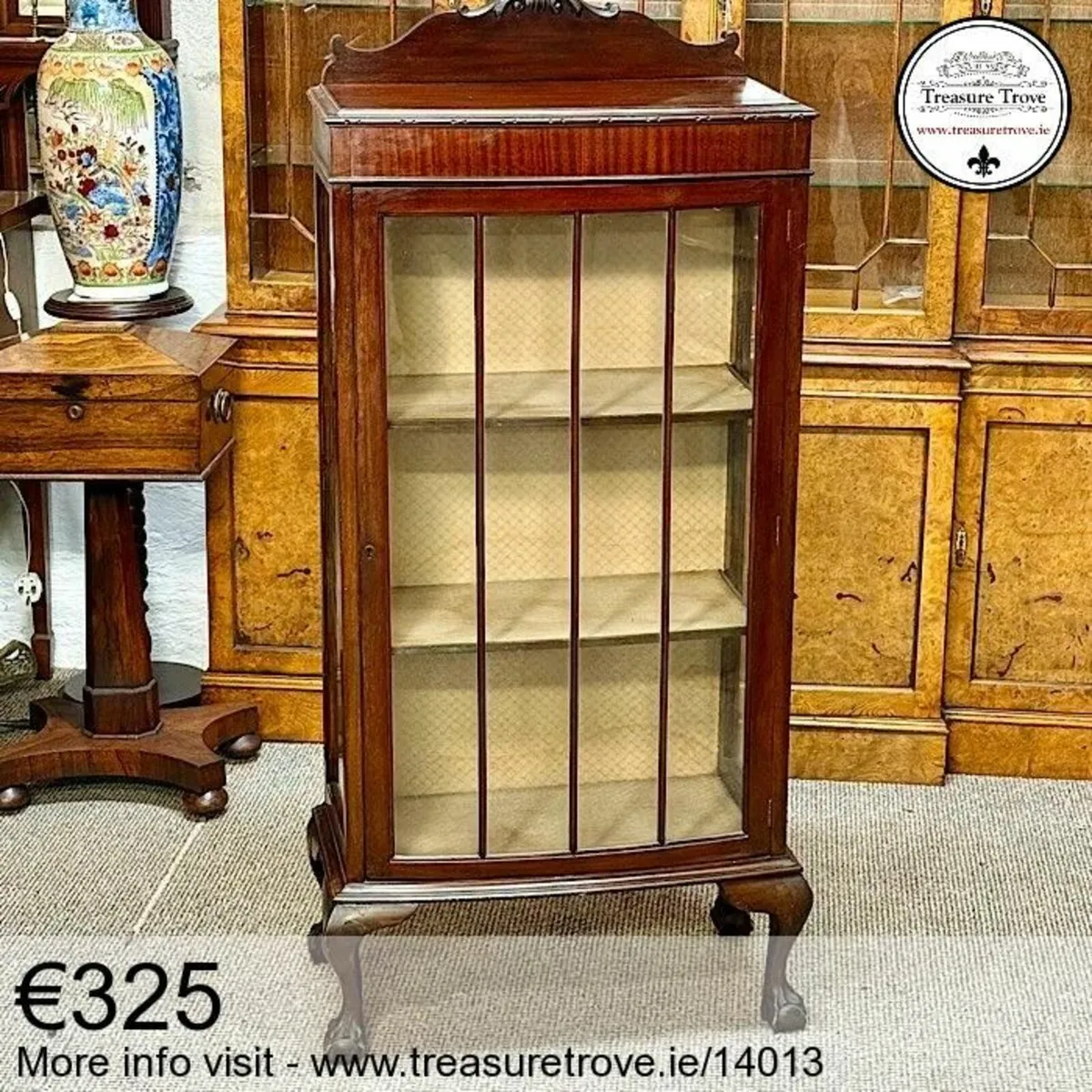 Vintage Antique China Glass Display Cabinets - Image 2