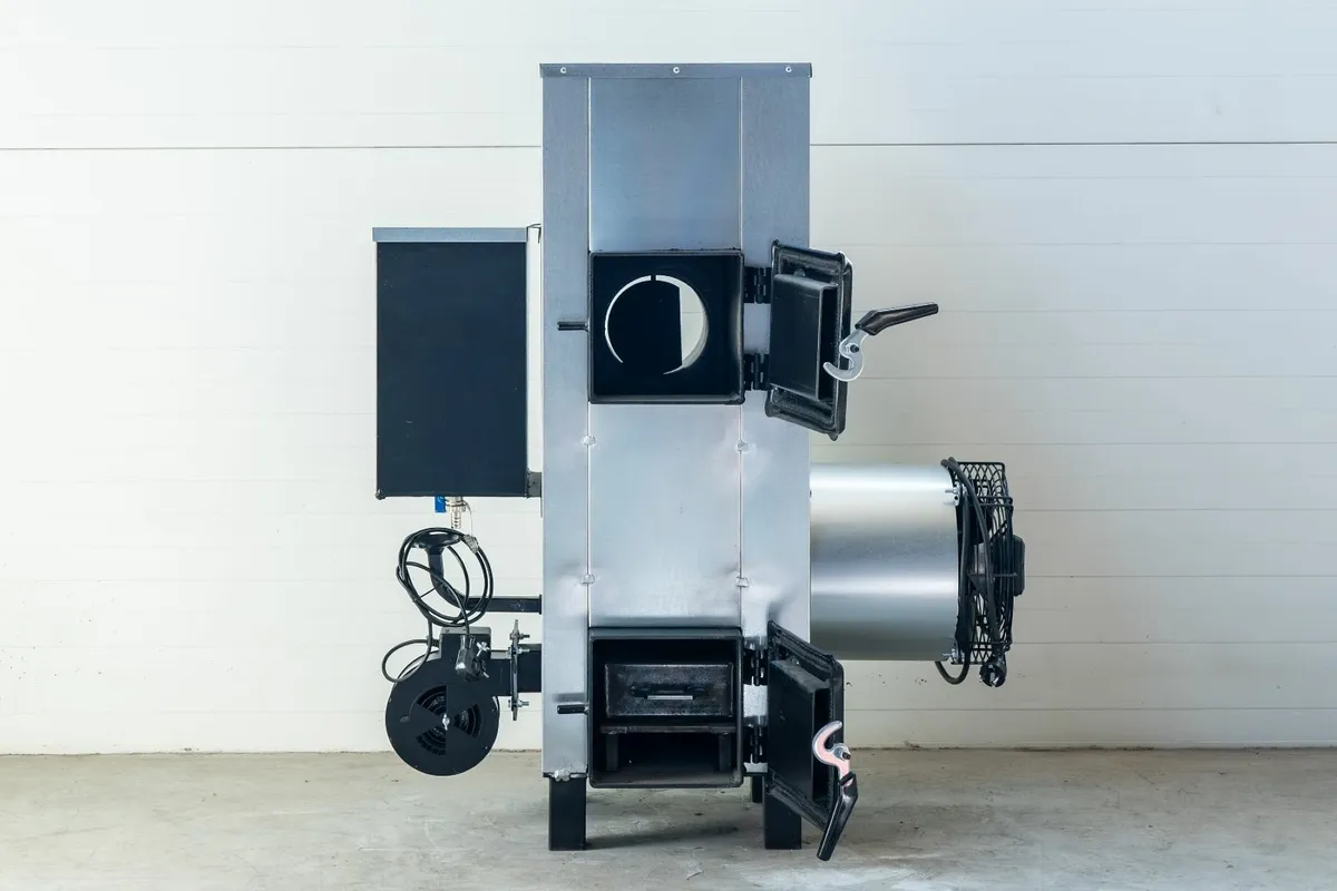 NG20 kw air heater (up to 100 m2) forusedoil+wood - Image 3