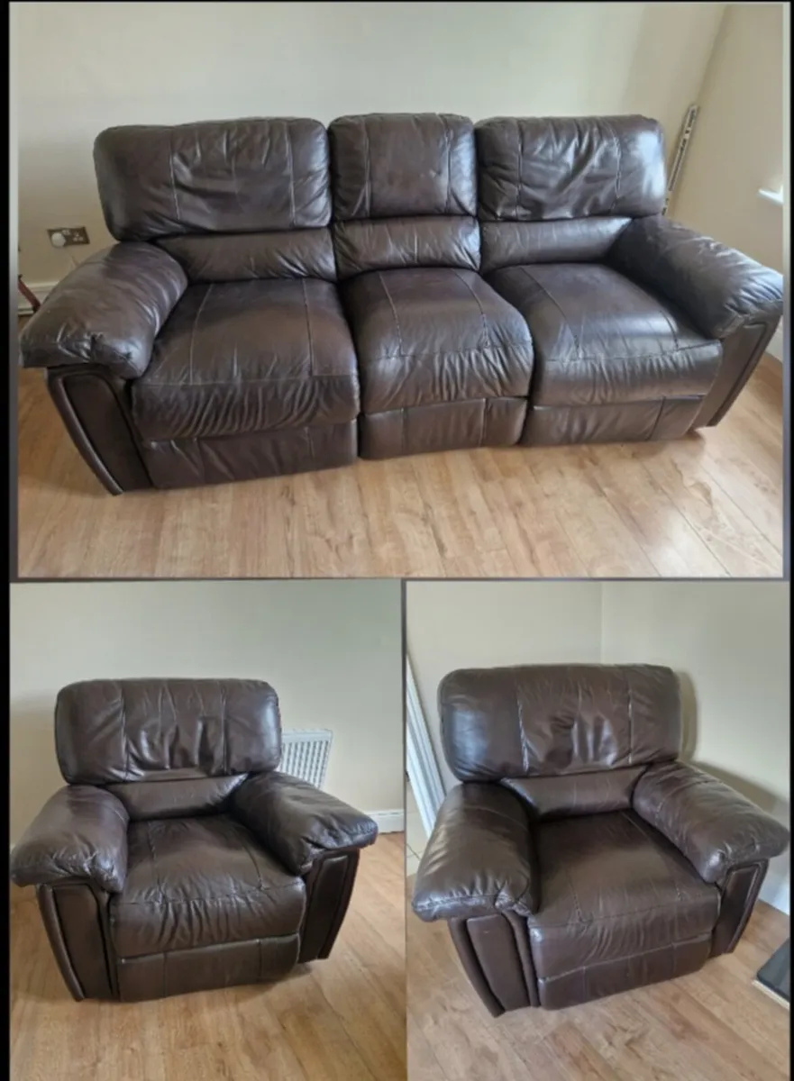 Leather reclining sofas 3.1.1 - Image 1