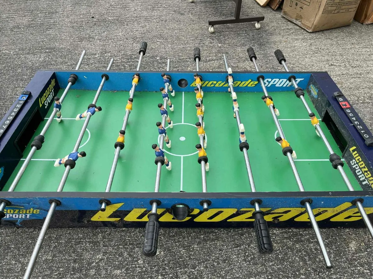Rare Lucozade sport football table! - Image 4