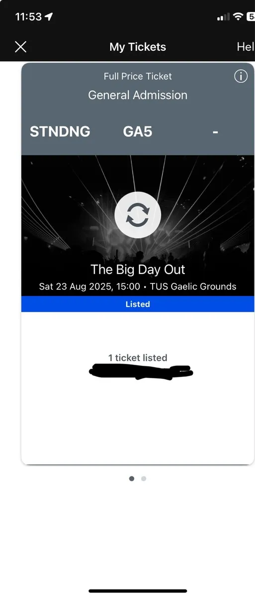 Big Day out Ticket