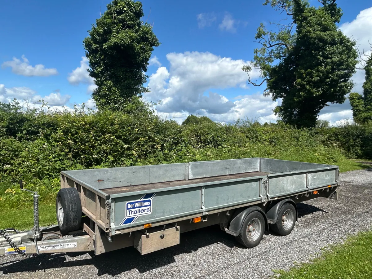 Ifor Williams 16x6.6 Dropside Trailer - Image 1