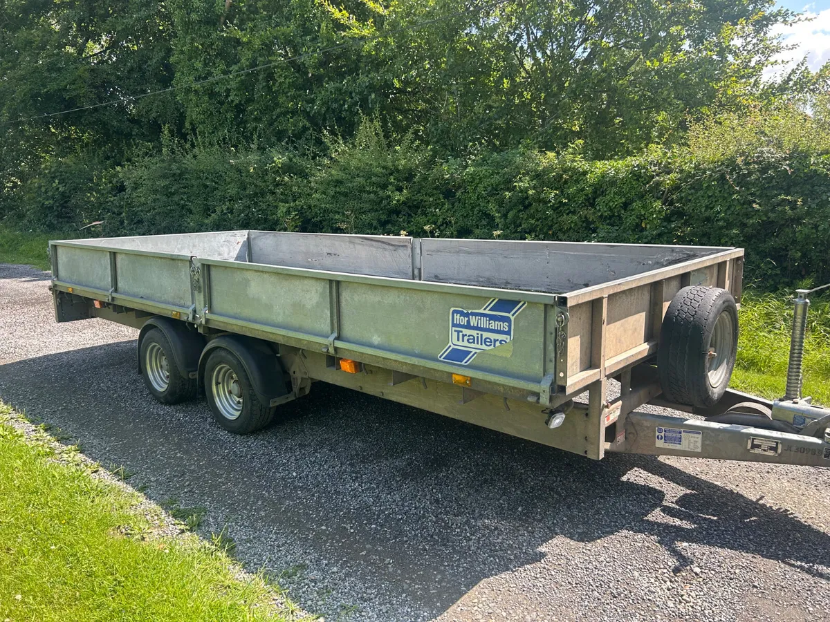 Ifor Williams 16x6.6 Dropside Trailer - Image 2