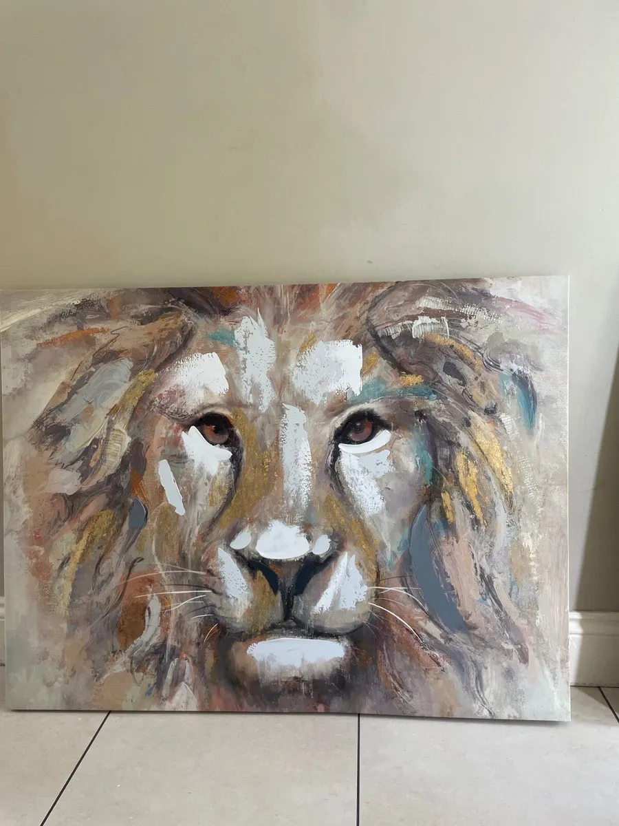 Lion canvas - Image 1