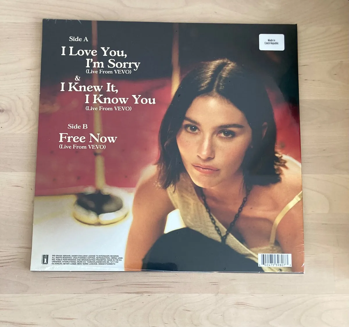 Gracie Abrams VEVO Live 10 inch Vinyl - New - Image 3