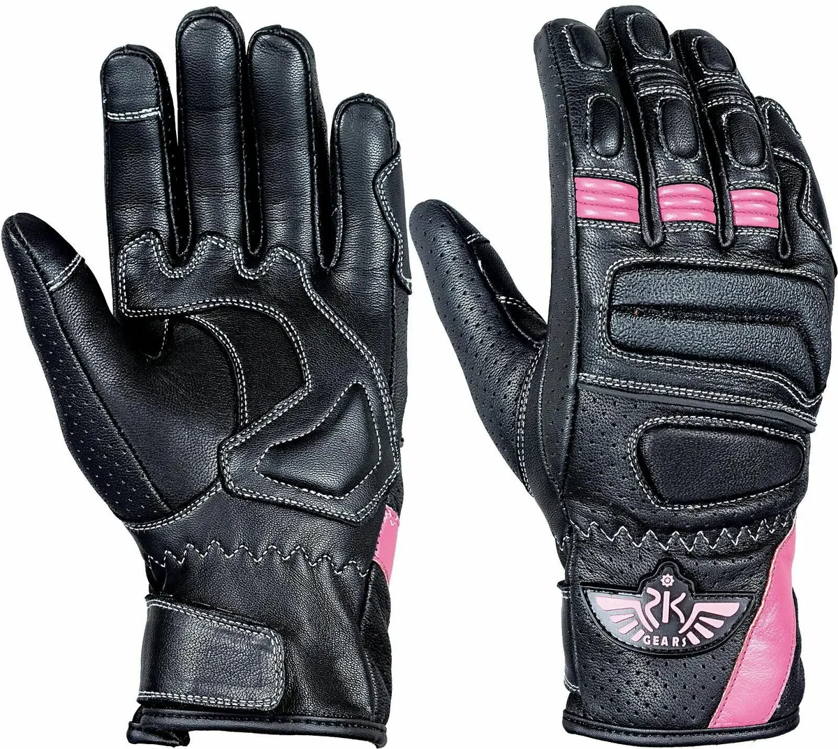 Brand New Genuine Leather Ladies Motorbike Gloves - Image 4