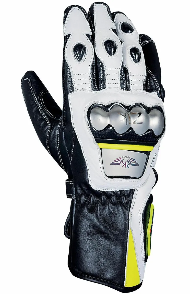 Genuine Leather Water Resistant  Motorbike Gloves - Image 4