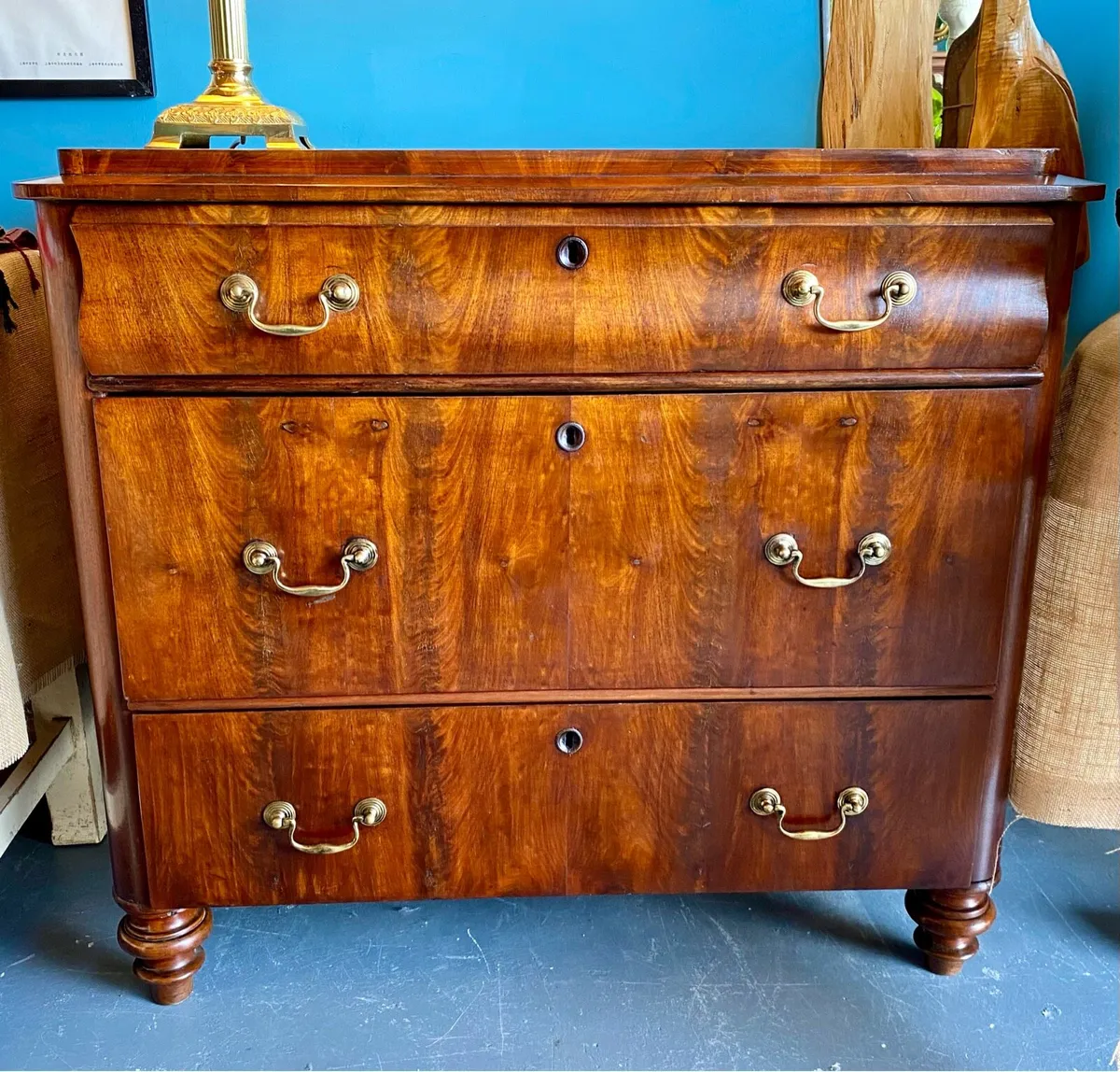 Antique Biedermeier Chest of Drawers - Image 1