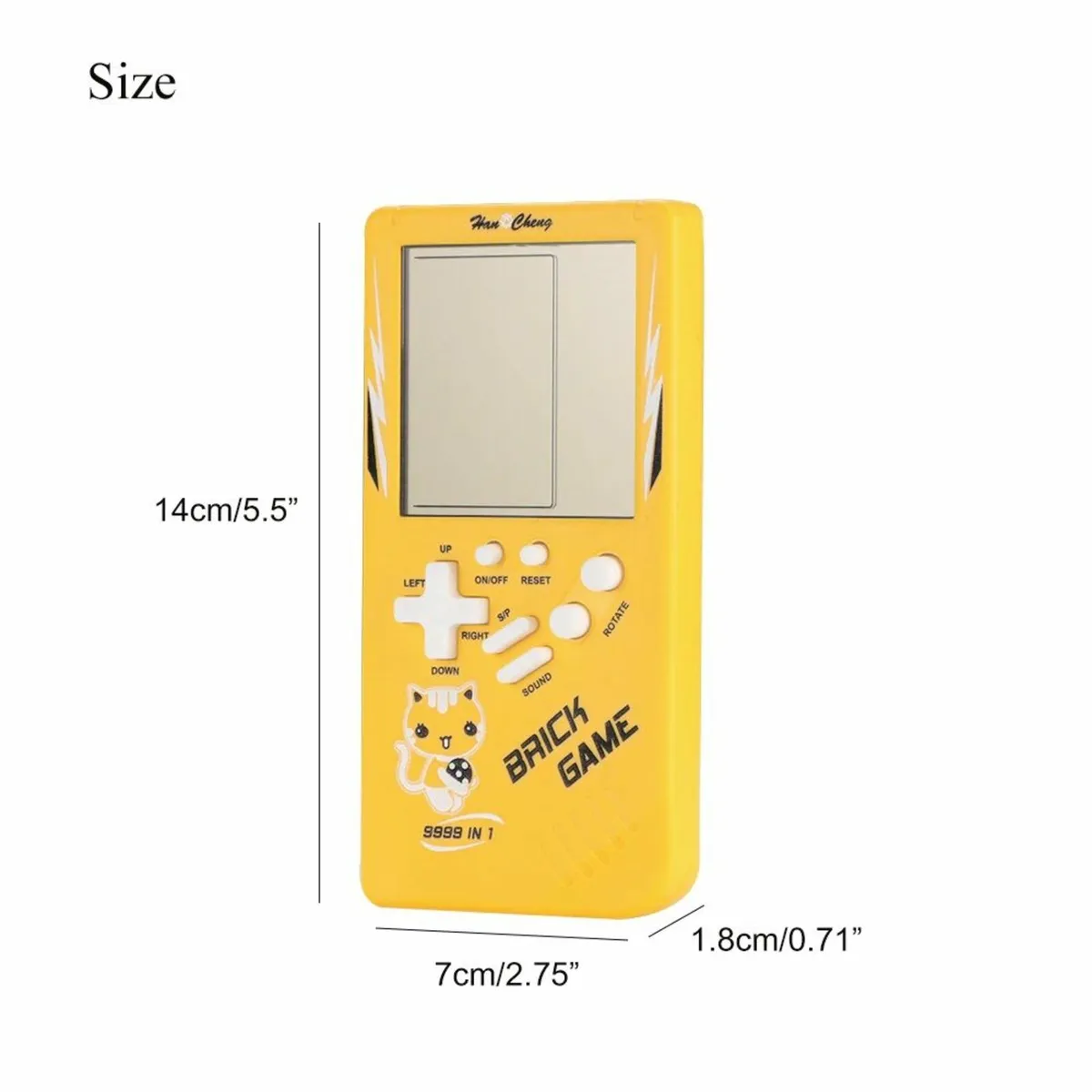 Retro Tetris Arcade Puzzle Brick Gameboy console - Image 3
