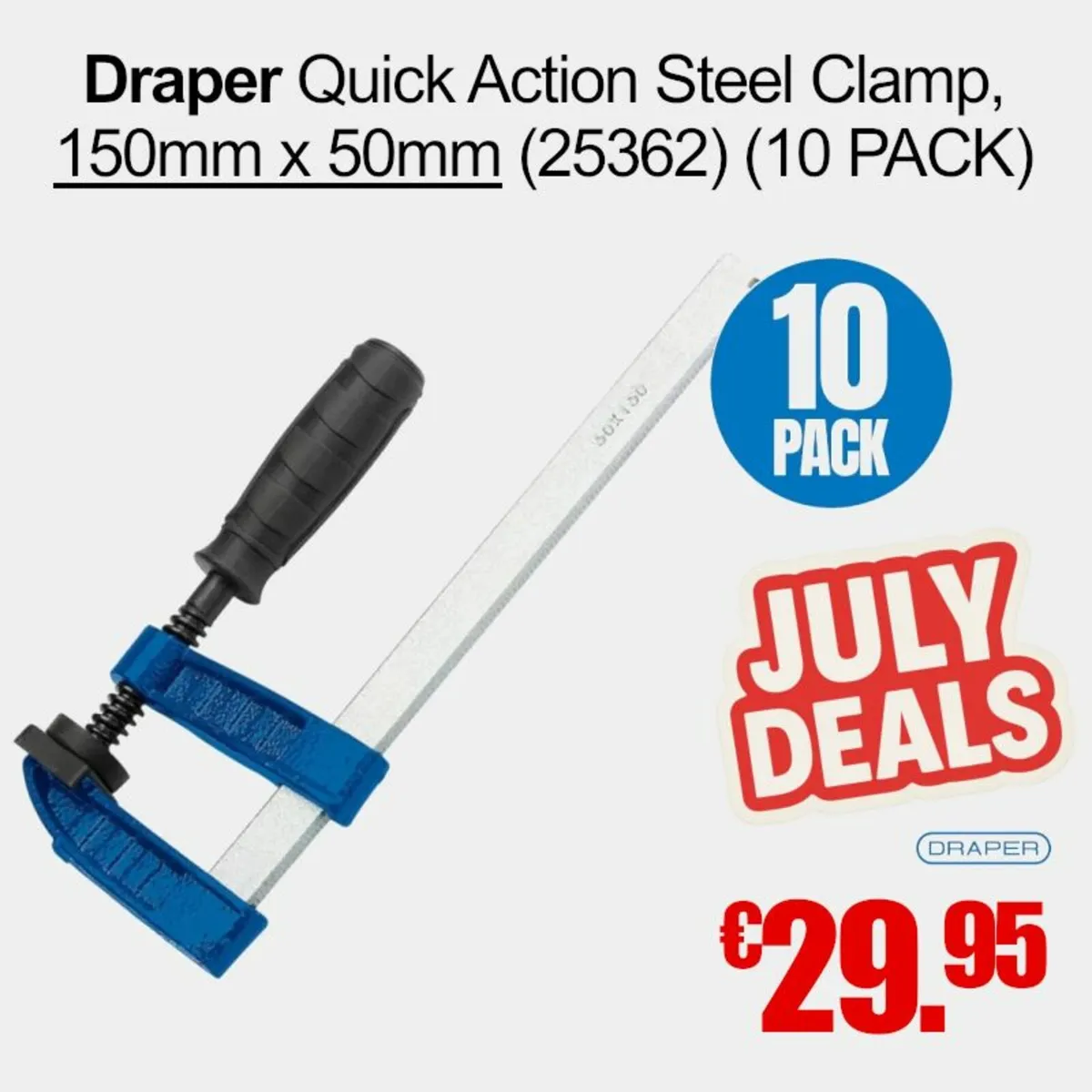 Draper Tools Premium Clamp Bundle DEALS - Image 1
