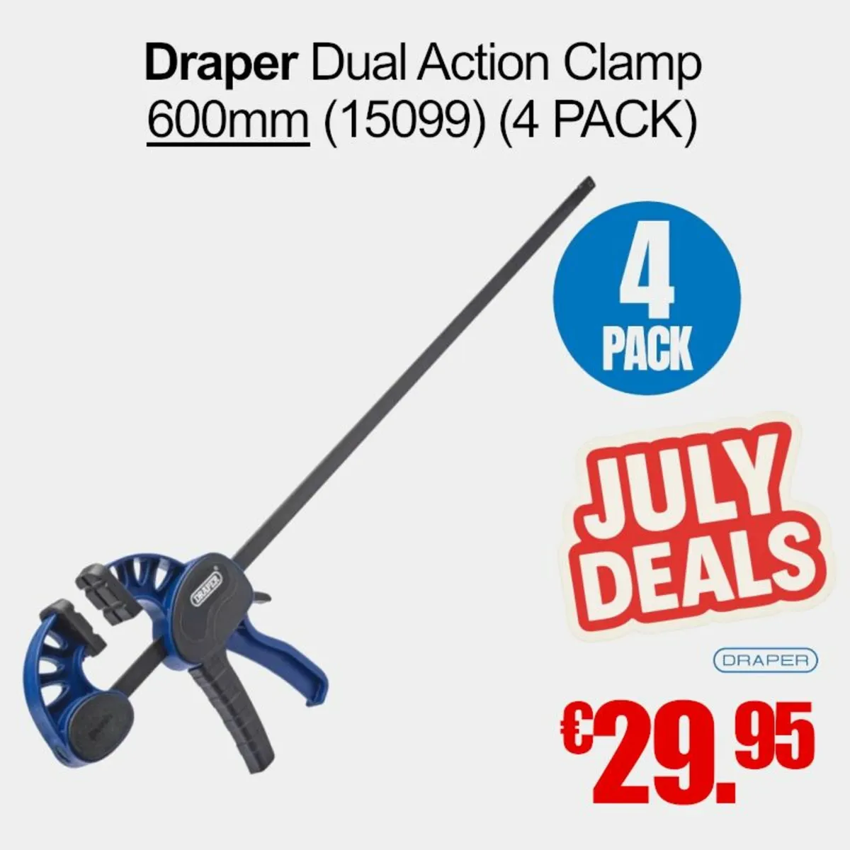 Draper Tools Premium Clamp Bundle DEALS - Image 3