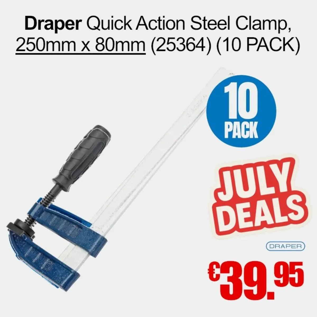 Draper Tools Premium Clamp Bundle DEALS - Image 4