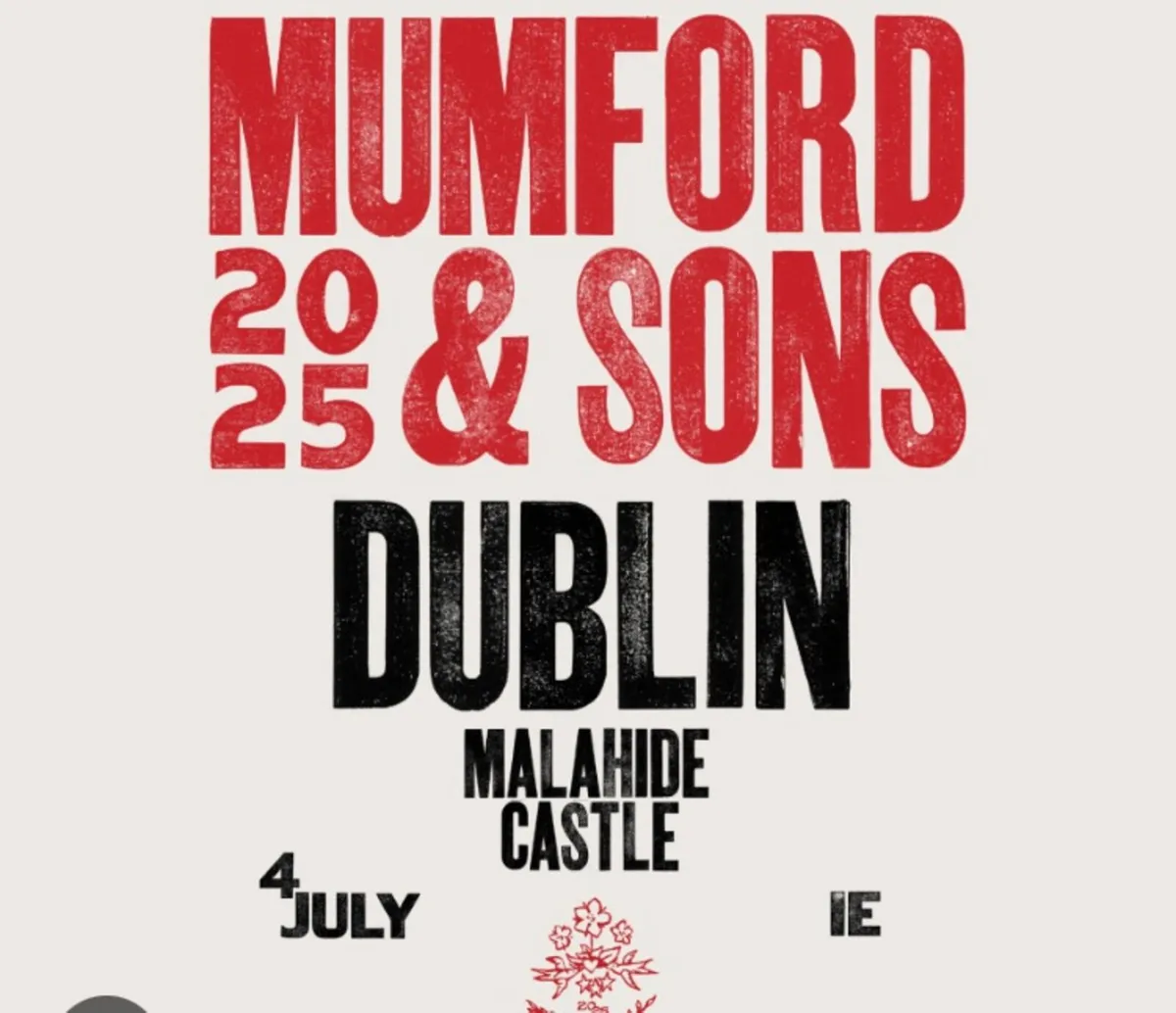Mumford and Sons tickets x 2 €150
