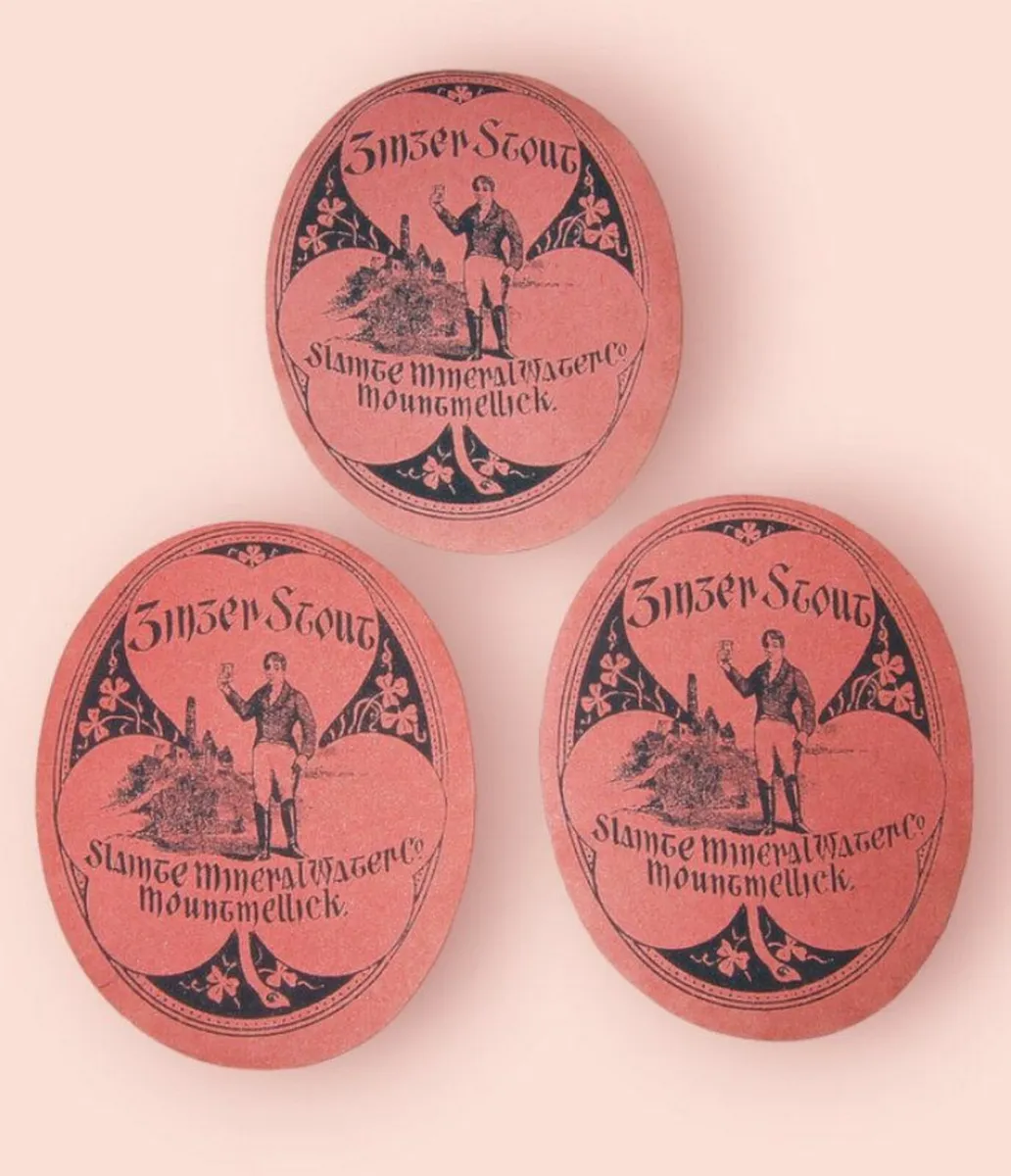 Trio Of' Slainte Mineral Water'Vintage Labels - Image 4