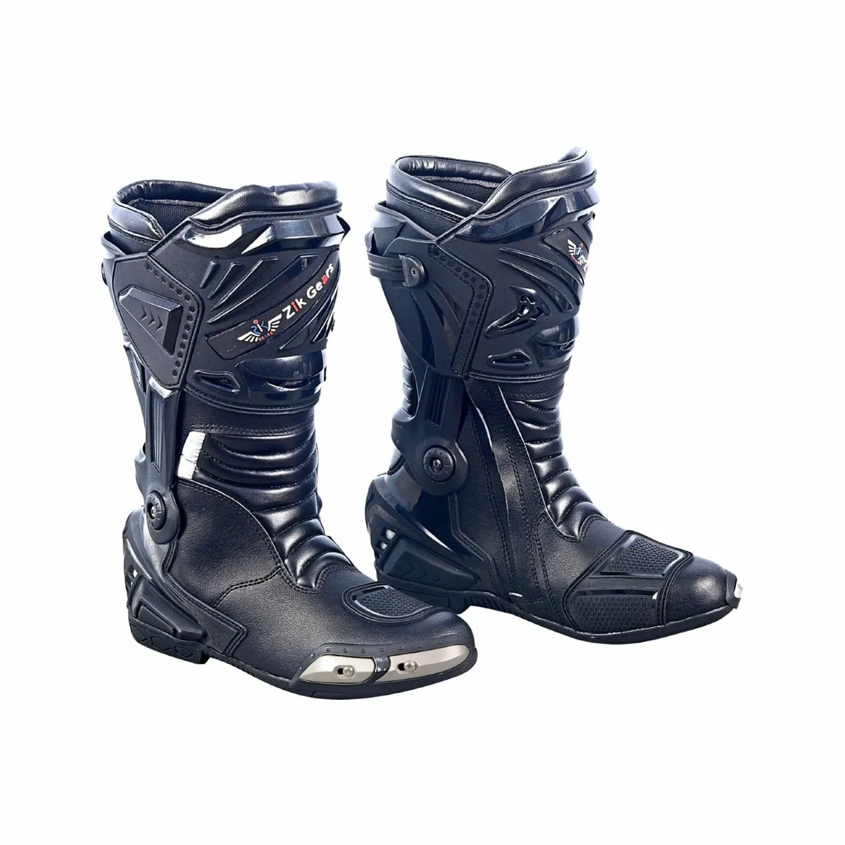 Brand New Genuine Leather Motorbike Boots - Image 1