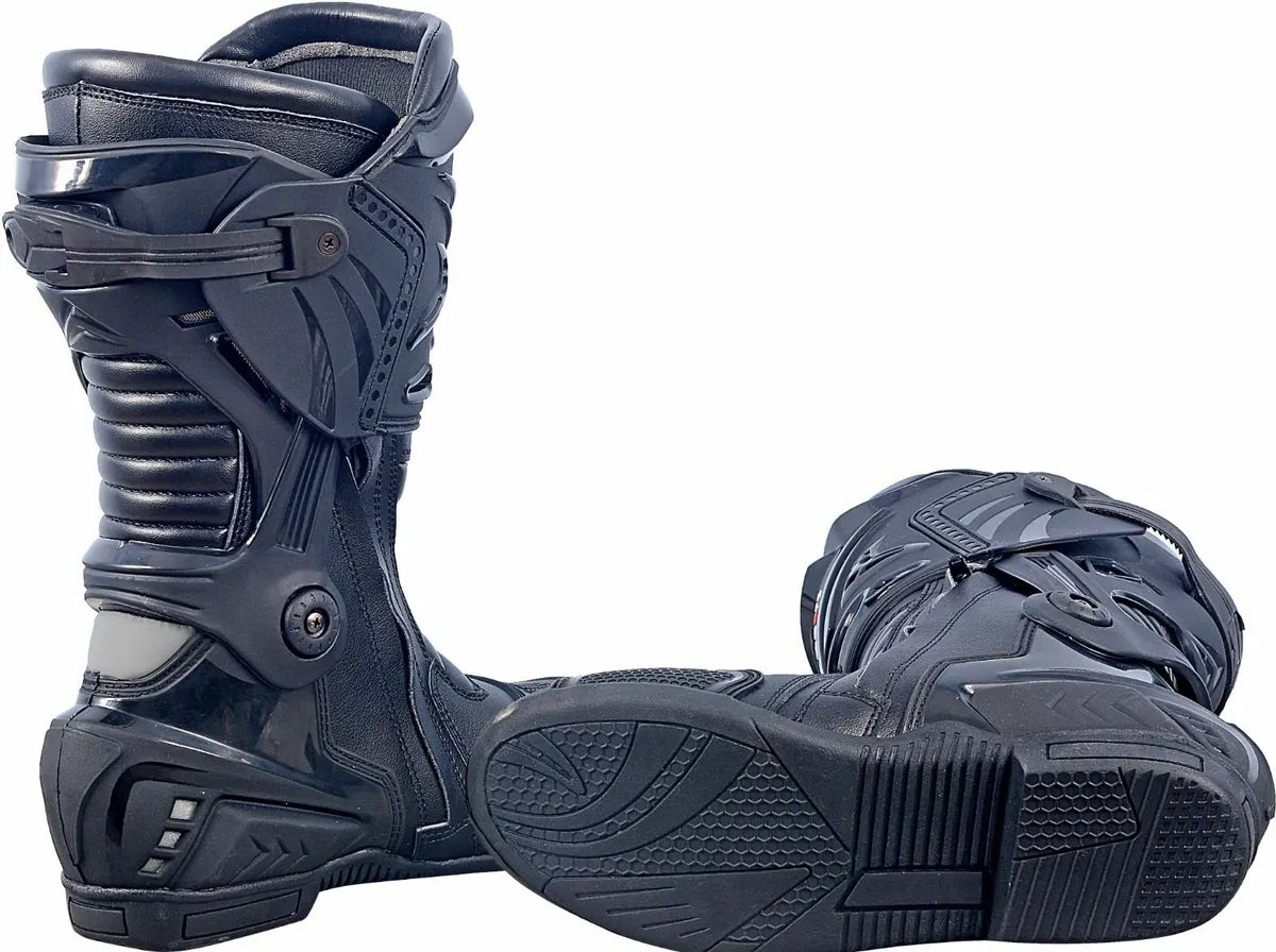 Brand New Genuine Leather Motorbike Boots - Image 2