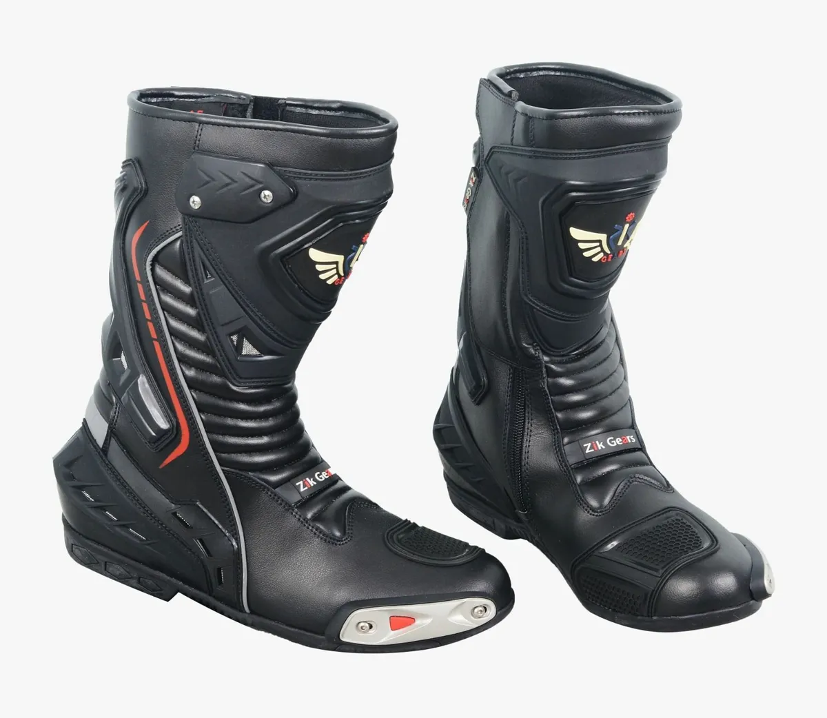 Brand New Genuine Leather Motorbike Boots - Image 4