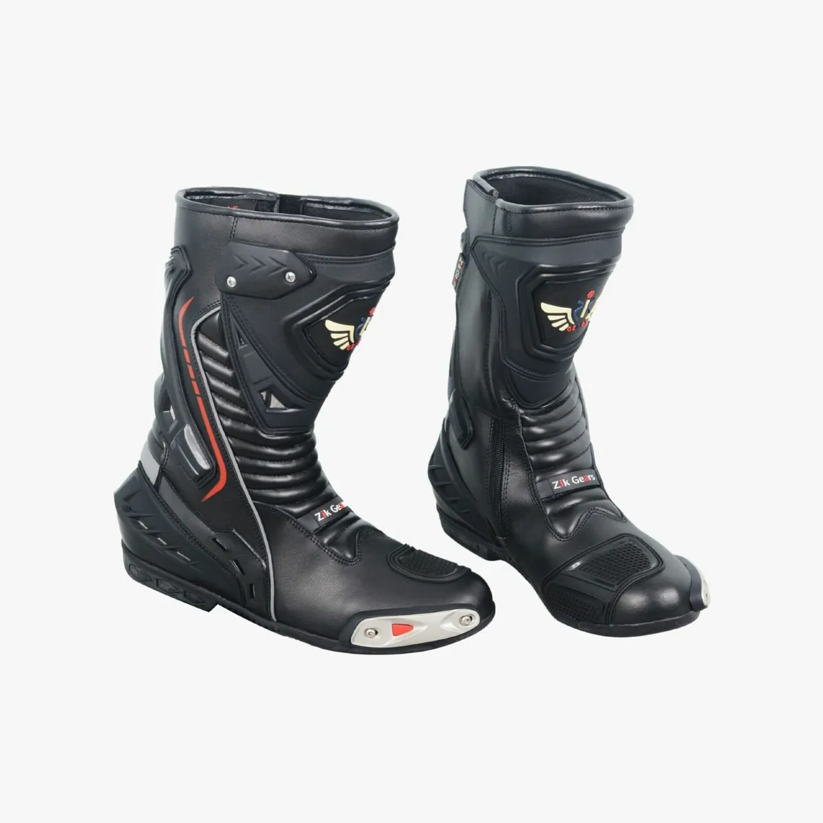 Brand New Genuine Leather Motorbike Boots - Image 1