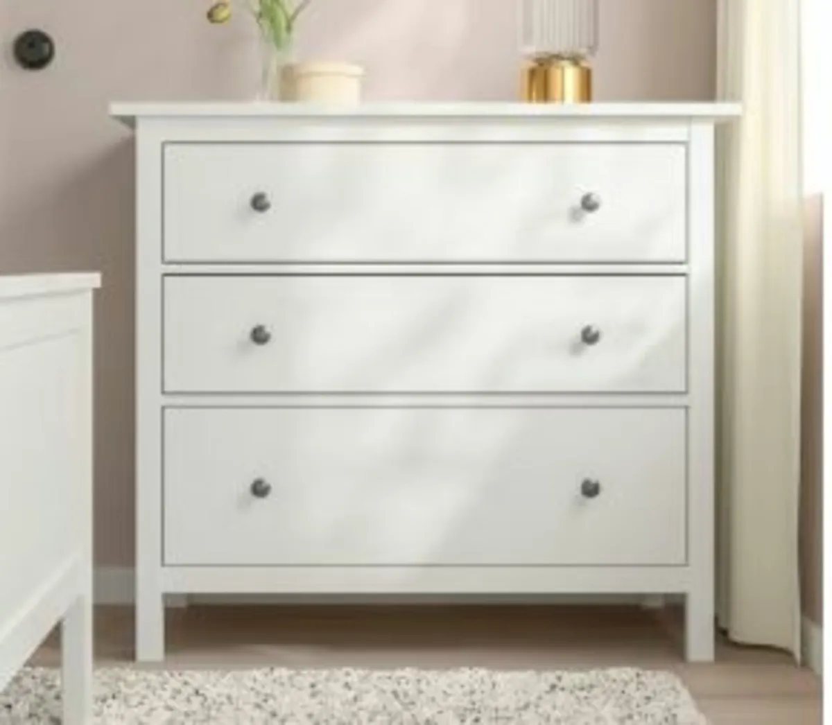 Hemnes chest of 3 Drawers IKEA - Image 1