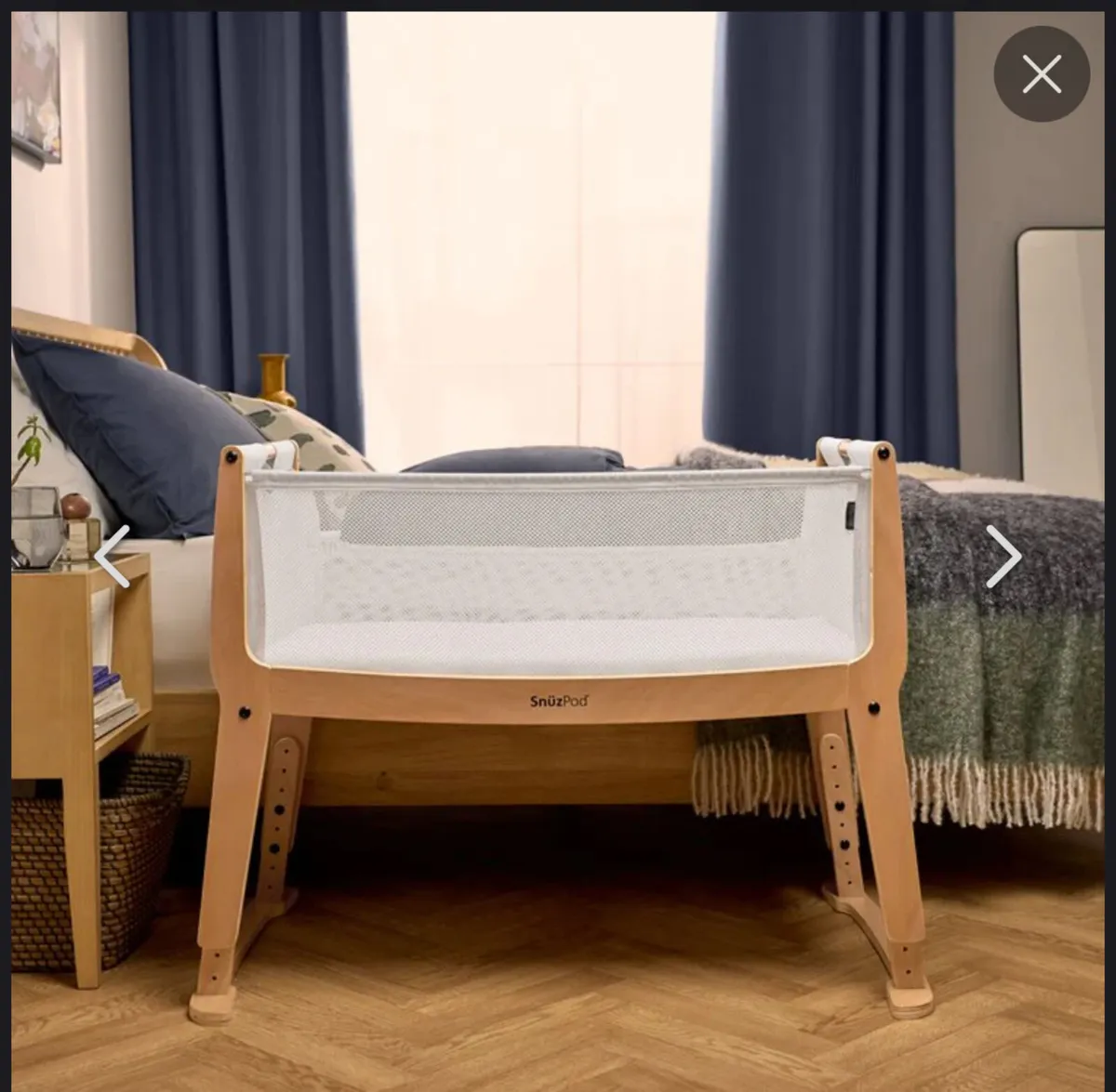 SnuzPod Studio Bedside Crib Stockholm - Image 1