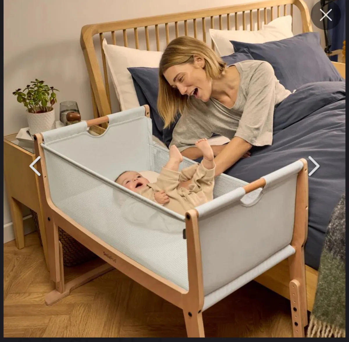 SnuzPod Studio Bedside Crib Stockholm - Image 3