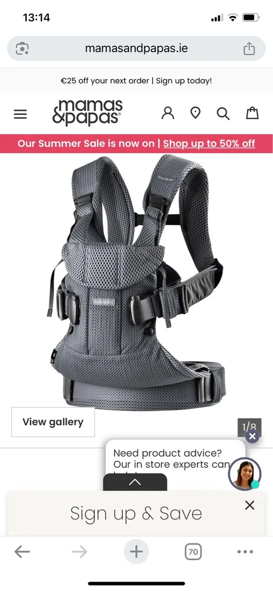Baby bjorn one carrier - Image 1